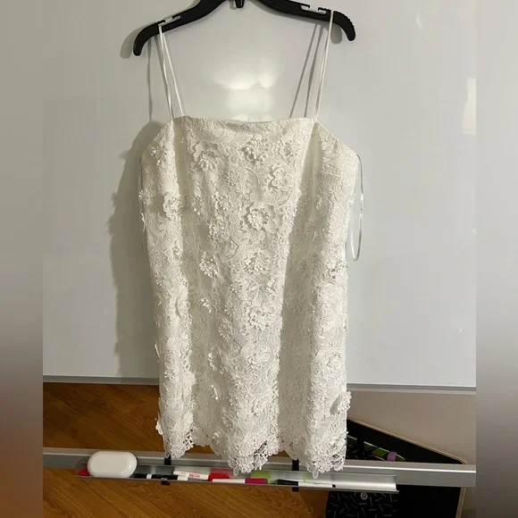 NWT Zimmermann Raie Lace Flower Mini Dress Sizes 2 & 3 (8 & 10) - Picture 10 of 15